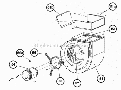 Part Location Diagram of AE-54609-02 Ruud Capacitor Adaptor Plate