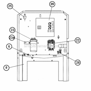 Control Box (2) Diagram and Parts List for UA1724AJ2CB  Ruud Air Conditioner
