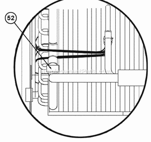 Heat Exchanger Assembly Diagram and Parts List for RKPL-A060CM13EBGB  Ruud Heater