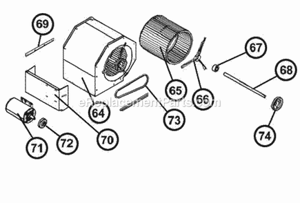 Part Location Diagram of 71-100774-02 Ruud Fixed Sheave