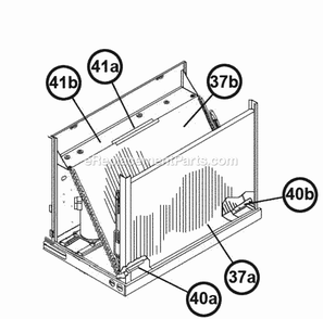 Condenser Coil Assembly 120 Diagram and Parts List for RKHL-D180CL25E  Ruud Heater