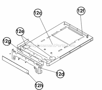 Blower Shelf Diagram and Parts List for R95TC1001521MSA  Ruud Furnace