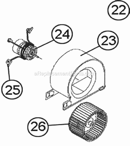 Part Location Diagram of 42-22692-04 Ruud Door Switch - Push Button