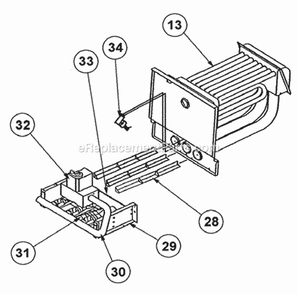 Heat Exchanger Assembly Diagram and Parts List for UGLJ-07EAMGR  Ruud Furnace