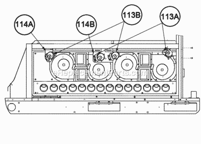 Pressure Switch - Mounting 180 Diagram and Parts List for RKHL-D180CL25E  Ruud Heater