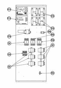 Control Box 180-240 Diagram and Parts List for RKRL-C240CM30E  Ruud Heater