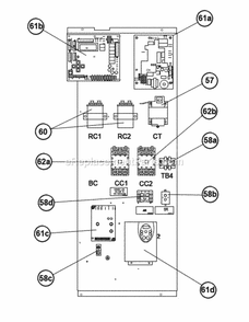 Control Box 090-151 Diagram and Parts List for RKNL-G300DL30E  Ruud Heater