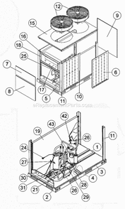 Exploded View Diagram and Parts List for RPWE-090DAZ  Ruud Heater