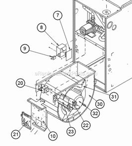Part Location Diagram of AE-61874-02 Ruud Solid Bottom