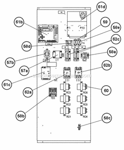 Control Box 180-300 Diagram and Parts List for RLNL-G240CS060  Ruud Air Conditioner