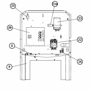 Control Box (1) Diagram and Parts List for UA1724AJ2CB  Ruud Air Conditioner