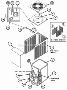 Part Location Diagram of AE-100617-07 Ruud Access Panel