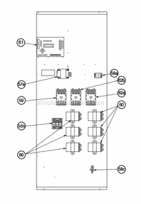 Control Box 180-240 Diagram and Parts List for RLRL-C240CL000  Ruud Air Conditioner