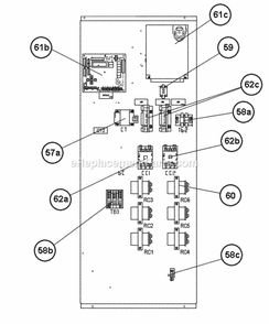 Control Box 180-240 Diagram and Parts List for RLRL-H240DR060  Ruud Air Conditioner