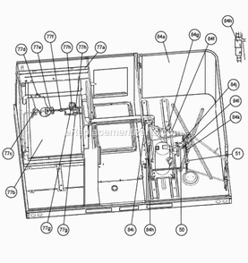 Coil Group (Including Option 555) 036-060 Diagram and Parts List for RKPN-C060CM13E  Ruud Heater