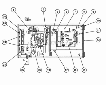 Exploded View Diagram and Parts List for RGJF-10EZCMS278  Ruud Furnace