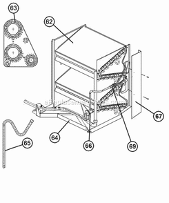 Evaporator Coil Assembly Diagram and Parts List for RSNL-C060CK000  Ruud Air Conditioner