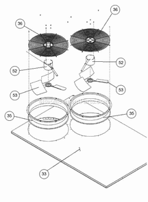 Top Assembly Diagram and Parts List for RACDZR090ACA000AABC1  Ruud Air Conditioner