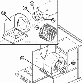 Part Location Diagram of 55-100835-11S Ruud Compressor