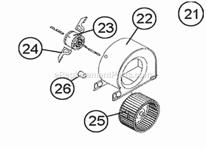Part Location Diagram of AE-61981-02 Ruud Pressure Switch Bracket