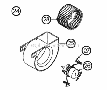 Part Location Diagram of AE-61883-01 Ruud Filter Support Angle