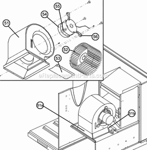 Part Location Diagram of AS-58607-58H Ruud Top Panel