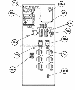 Control Box 180-240 Diagram and Parts List for RKRL-H240DR40E  Ruud Heater