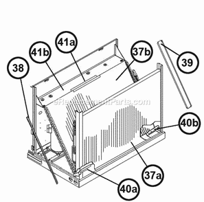 Condenser Coil Assembly 090-151 Diagram and Parts List for RKKL-B090CL22EAJG  Ruud Heater