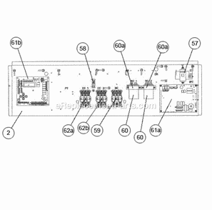 Control Box Diagram and Parts List for RACDZS150ACA000AAAA0  Ruud Air Conditioner