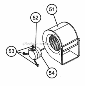 Part Location Diagram of 55-100835-16S Ruud Compressor