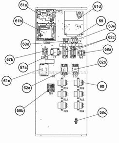 Control Box 180-300 Diagram and Parts List for RKNL-G300DL30E  Ruud Heater
