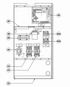 Control Box 036-072 Diagram and Parts List for RJNL-C072CM000CZH  Ruud Heater