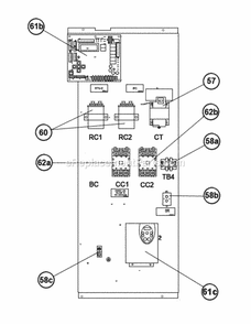 Control Box 090-120 Diagram and Parts List for RLRL-H240DR060  Ruud Air Conditioner
