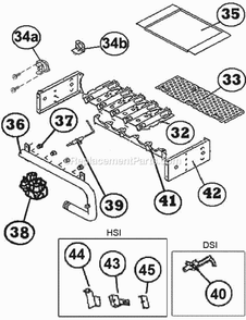 Burner Assembly Diagram and Parts List for UGRA-07EMAES  Ruud Furnace