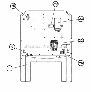 Part Location Diagram of AE-104461-01 Ruud Control Box - Before W1017