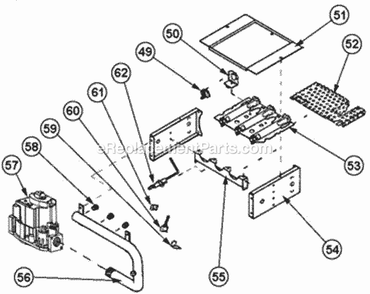Burner Assembly Diagram and Parts List for UGRJ-06EMAEB  Ruud Furnace