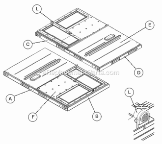 Base Assembly Diagram and Parts List for RACDZR090ACA000AAAB0  Ruud Air Conditioner