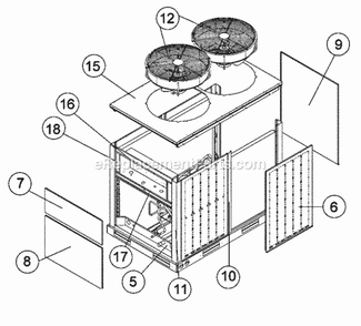 Exploded View - 120 Diagram and Parts List for RPWL-090DAZ  Ruud Heater