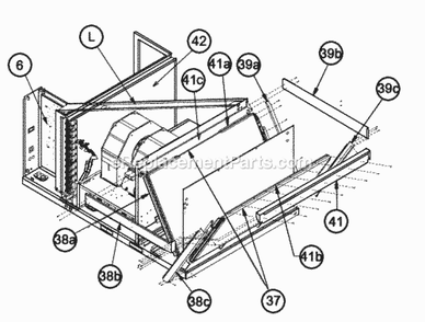 Interior - Coil 180 Diagram and Parts List for RJNL-B180DM040ADF  Ruud Heater