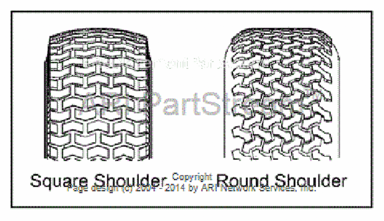 Wheels - Front Diagram and Parts List for 13A3665G000 2003 Ryobi Lawn Mower