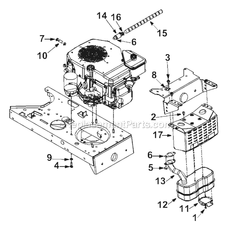 Page L Diagram and Parts List for 13AD678G034  Ryobi Lawn Tractor