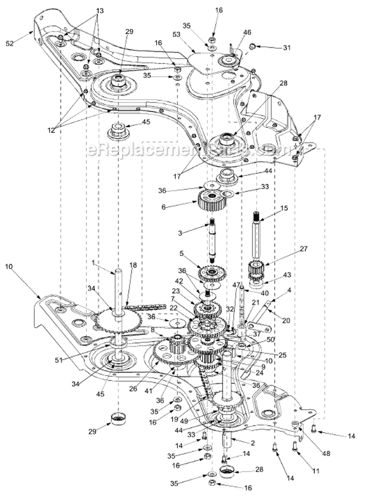 Page B Diagram and Parts List for 21AB454B034  Ryobi Tiller