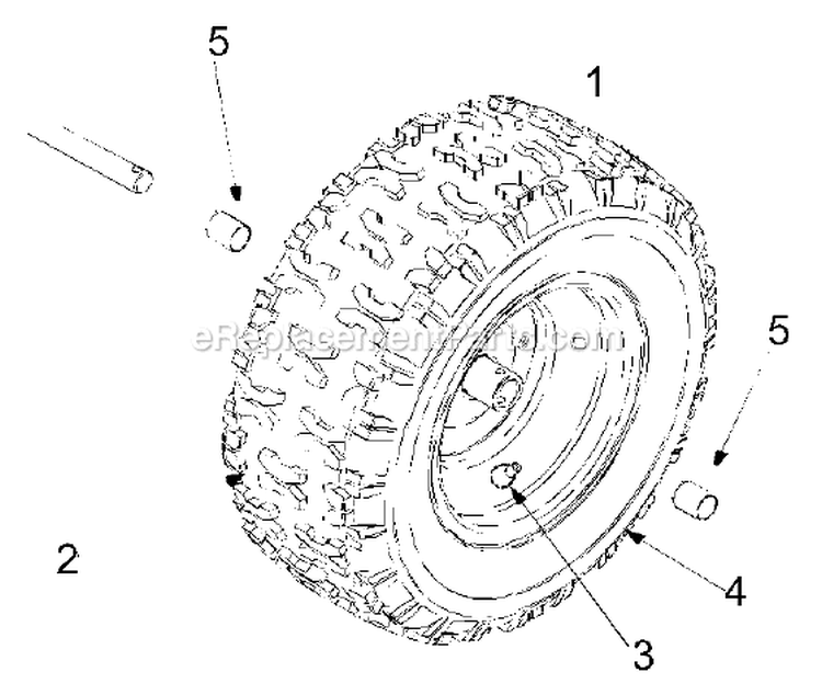 Page F Diagram and Parts List for 31AE660F013  Ryobi Snow Blower
