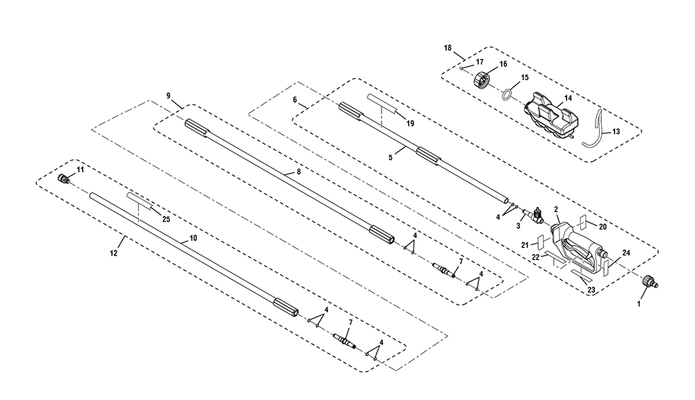 Fig-0 Diagram and Parts List for AP31050B  Ryobi Miscellaneous