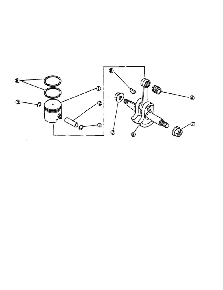 Crankshaft And Piston System Diagram and Parts List for ER-382K  Ryobi Hammer Drill