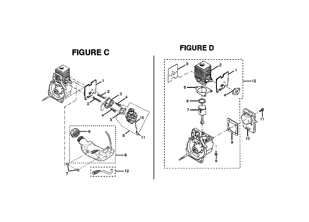 Fig-2 Diagram and Parts List for UT70001A  Ryobi Trimmer
