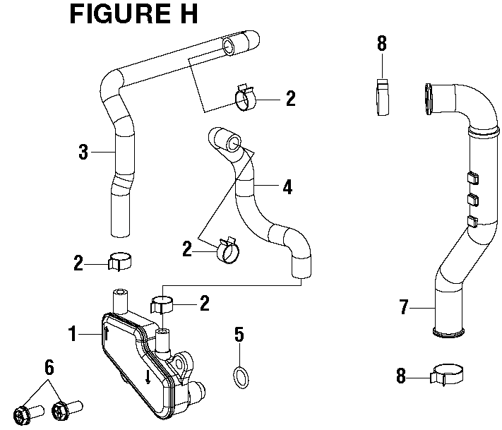 Figure H Diagram and Parts List for RYC I911 LP (Rev 01)(090930329)(2018-07) Ryobi Generator