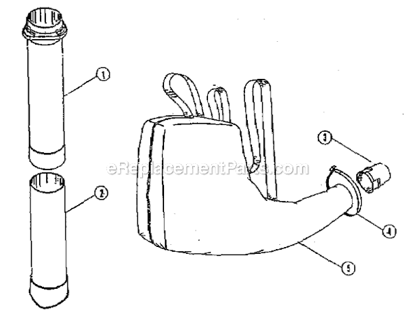 Page C Diagram and Parts List for IDC300BV 109012001-203096320 Ryobi Leaf Blower / Vacuum