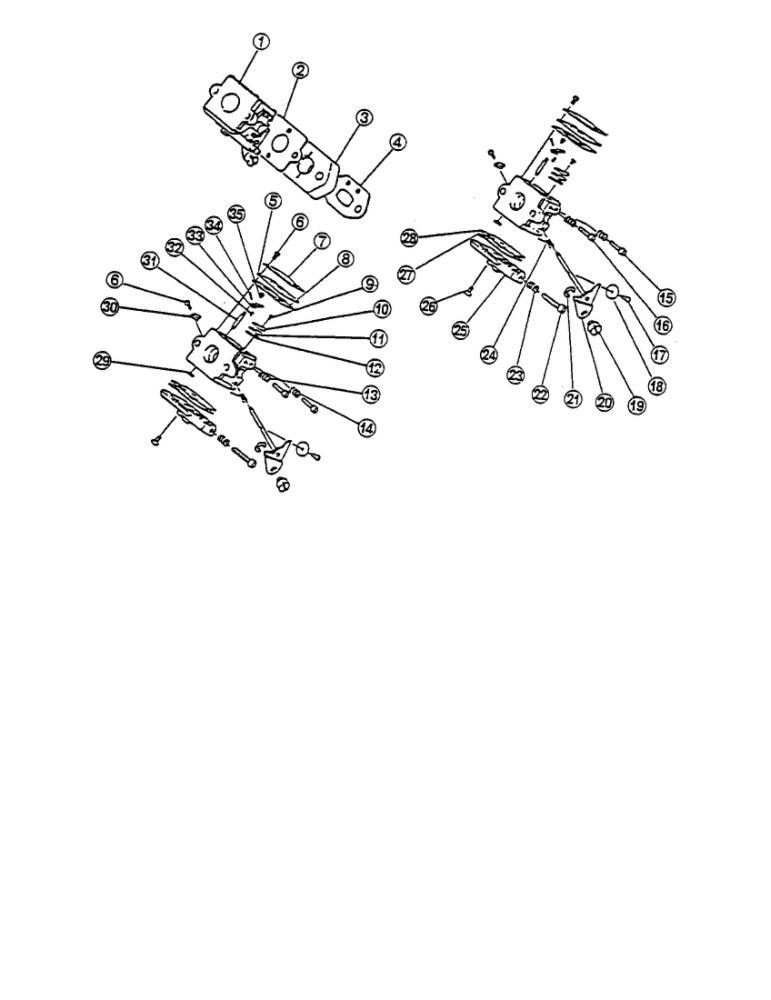 Carburetor System Diagram and Parts List for ER-160  Ryobi Hammer Drill