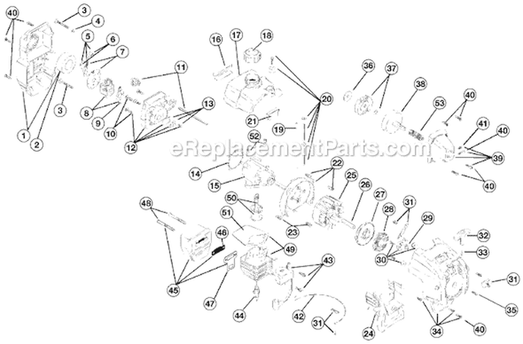 Page C Diagram and Parts List for 725RE 41CD7CRC034 Ryobi Trimmer